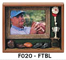 Football Picture Frame (9"x10 3/4"x1 1/2")